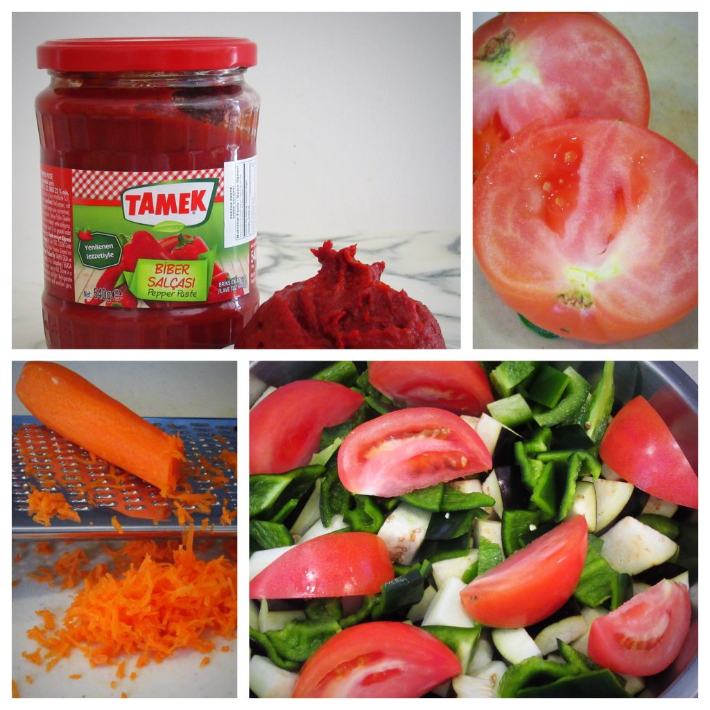 Turkish beef stew guvec ingredients