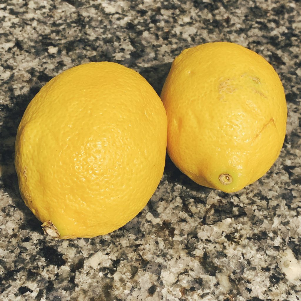 five things always in my refrigerator lemons