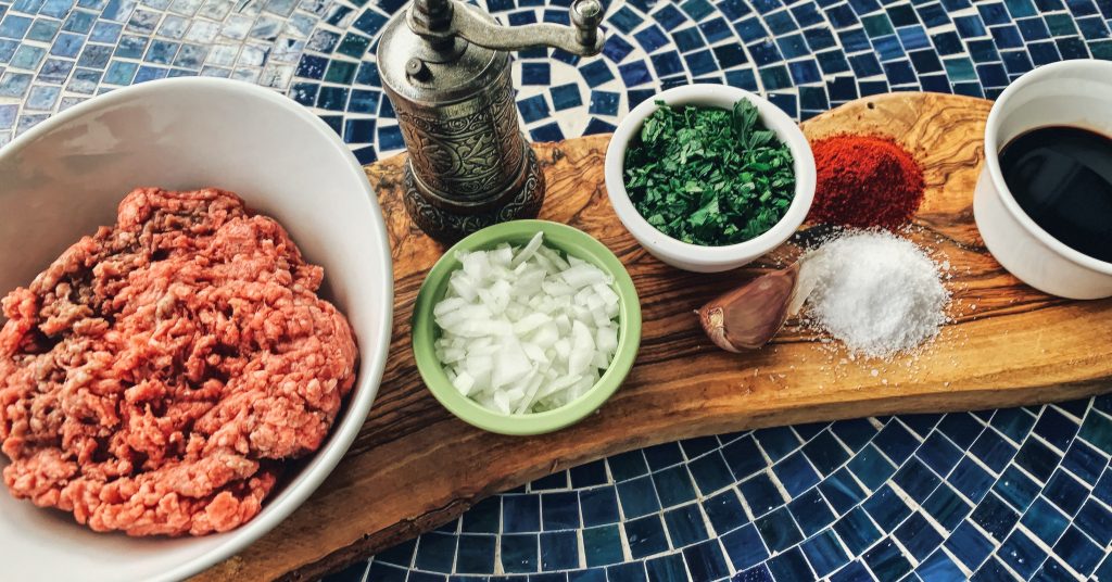 Pomegranate Glazed Koftas Ingredients