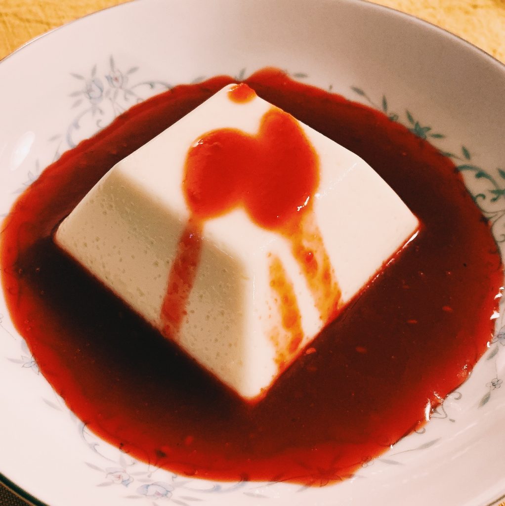 Panna Cotta with Raspberry Sauce