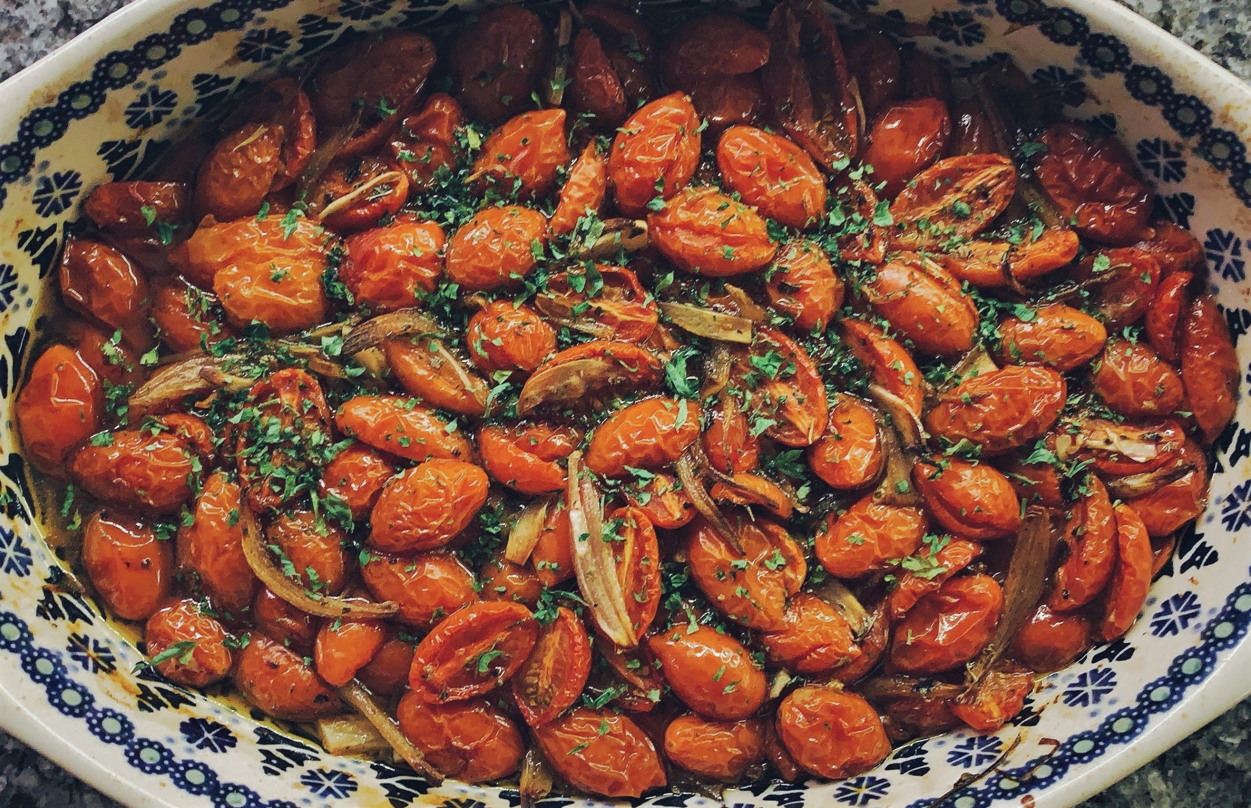 Roasted Tomatoes in Balsamic