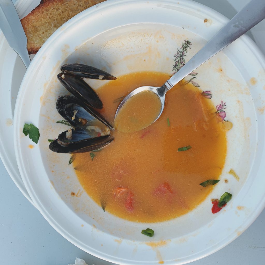 Steamed Mussels All Done