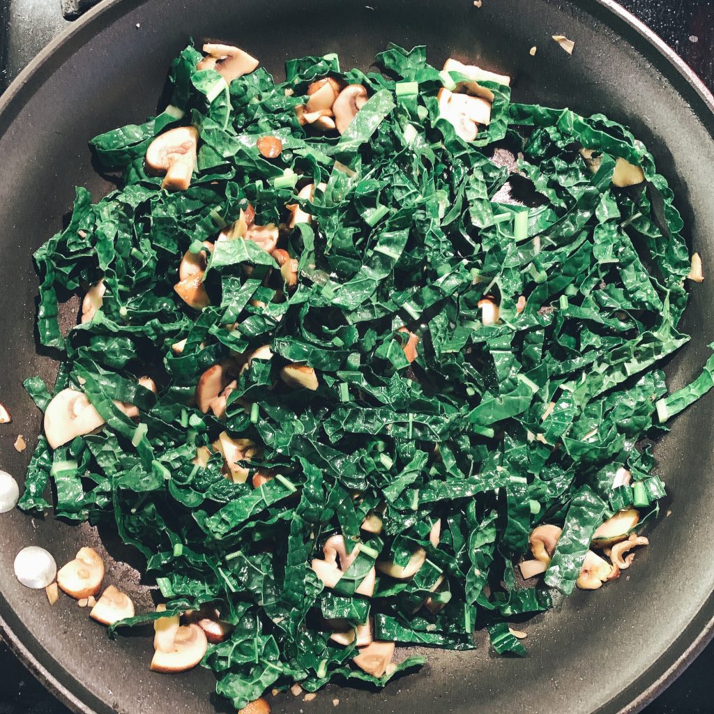 Tuscan Kale Cooking