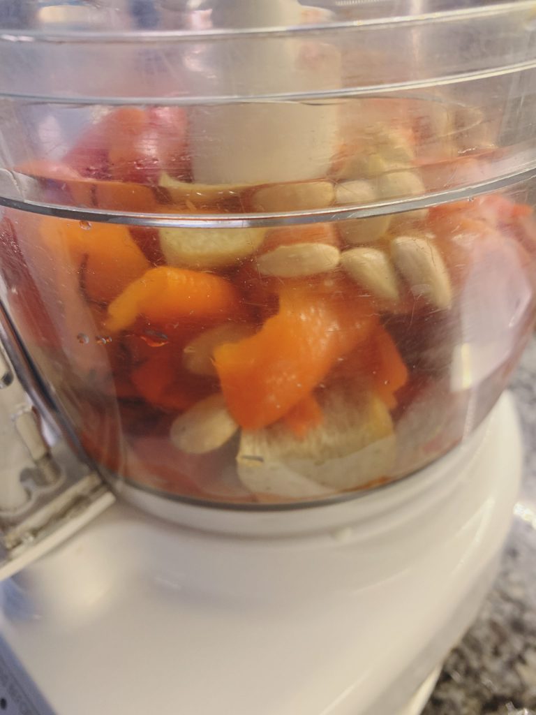 Ingredients in Food Processor