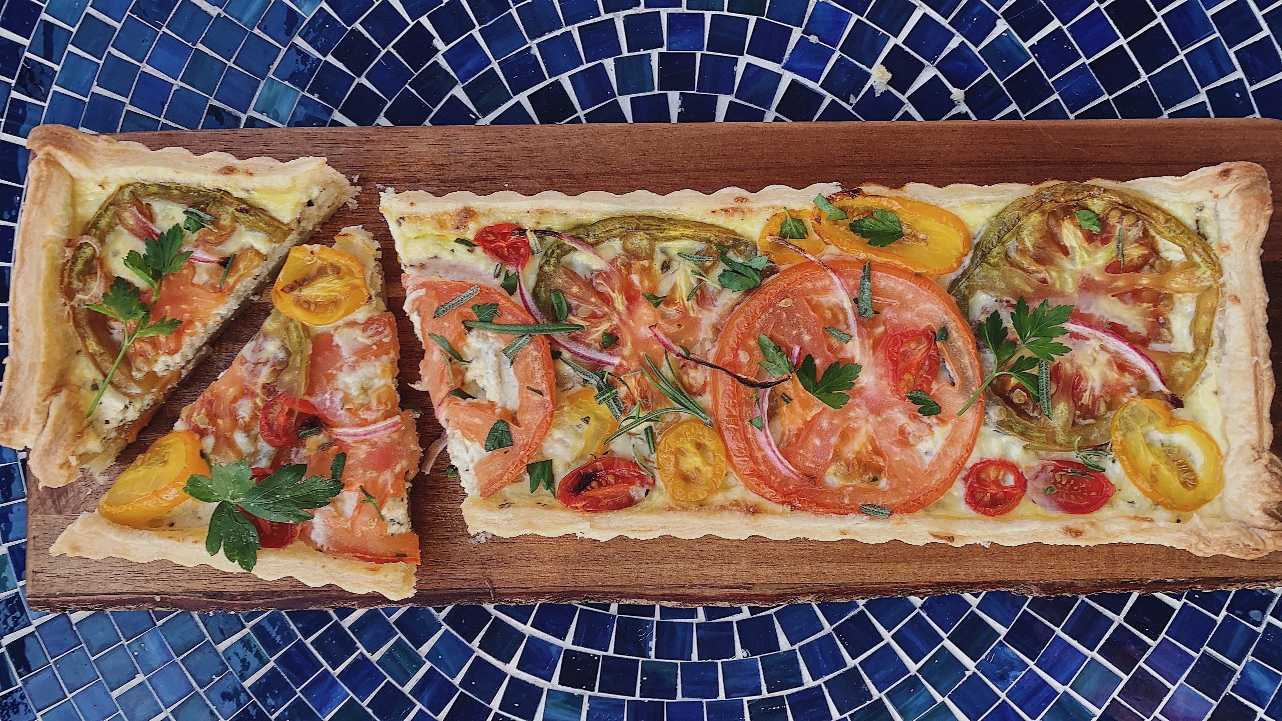 Ricotta Tomato Tart