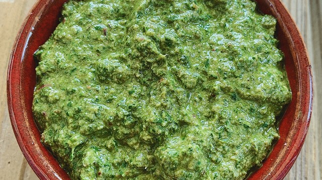 Beet Green Pesto