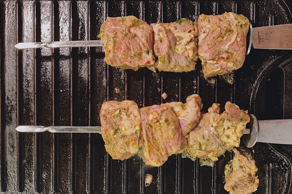 Lamb Souvlaki Grilled