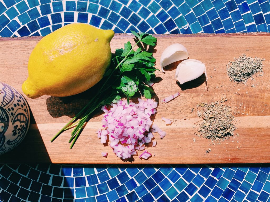 Lamb Souvlaki Ingredients