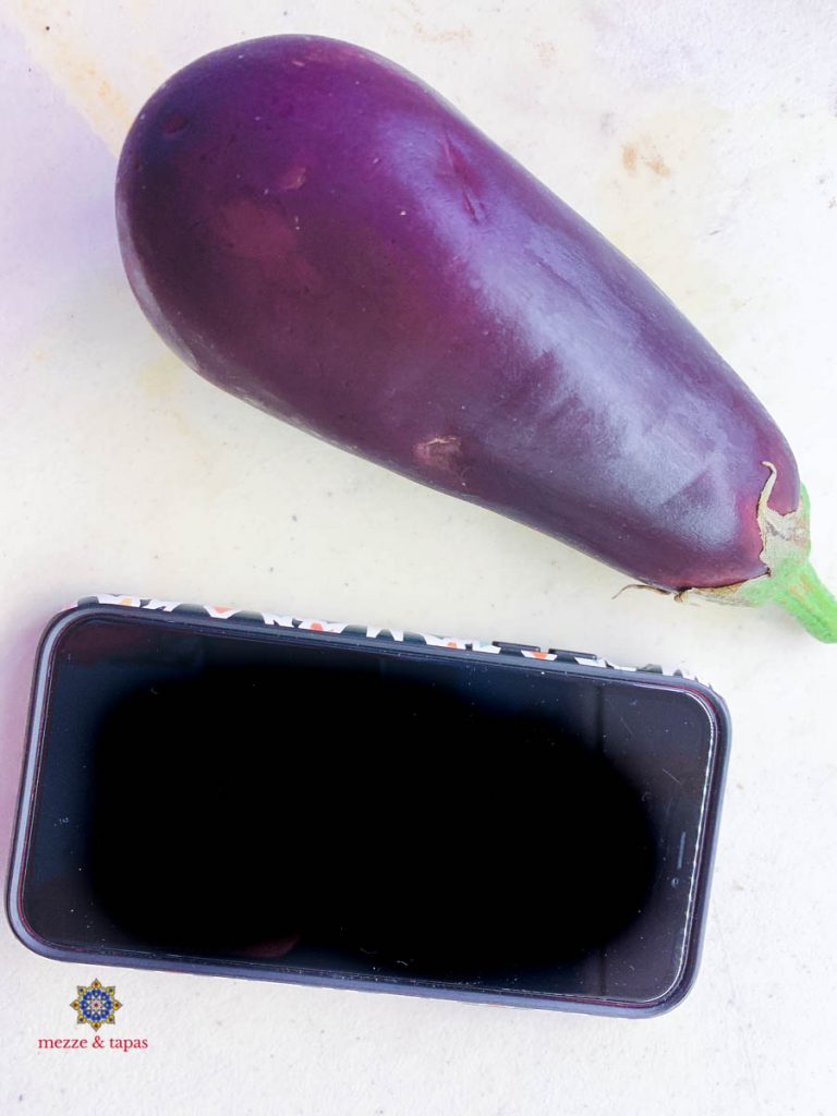 Fried Eggplant Size Comparison