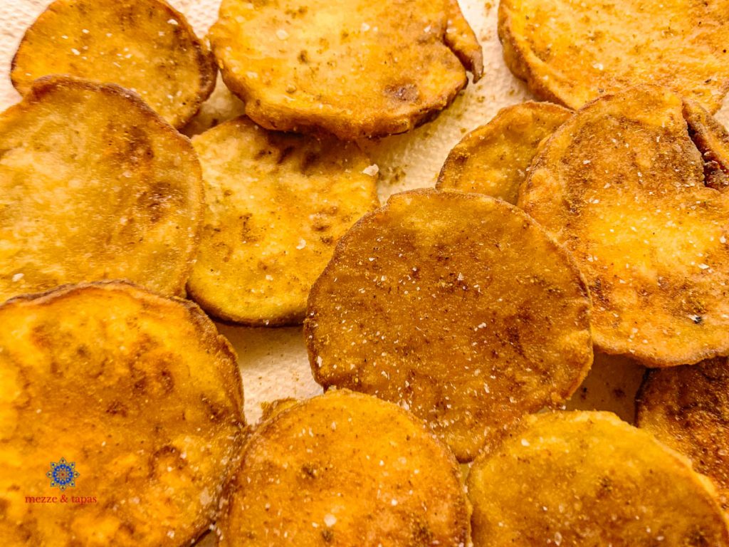 Fried Eggplant Seasoned