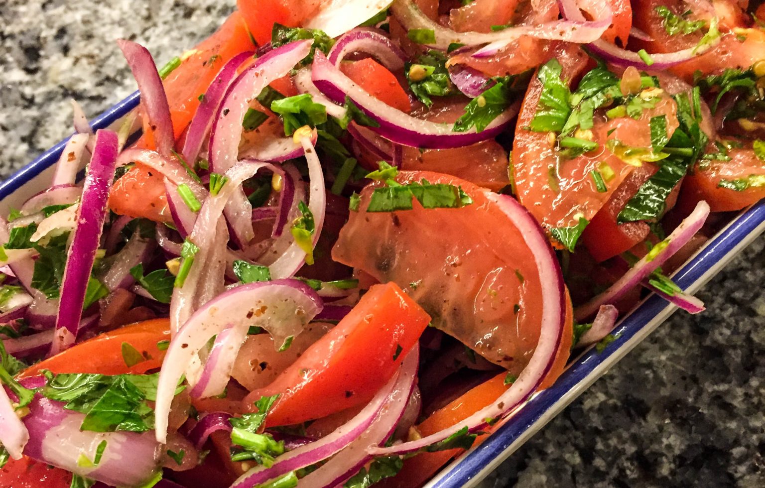 mezze & tapas Turkish Inspired Tomato and Onion Salad