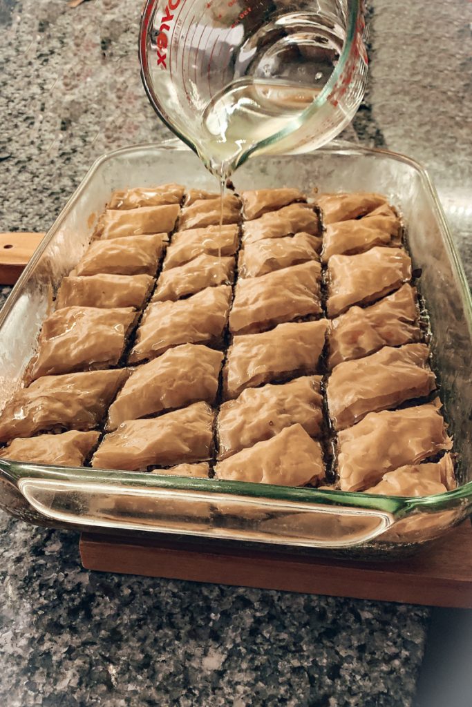 Baklava Pour Syrup