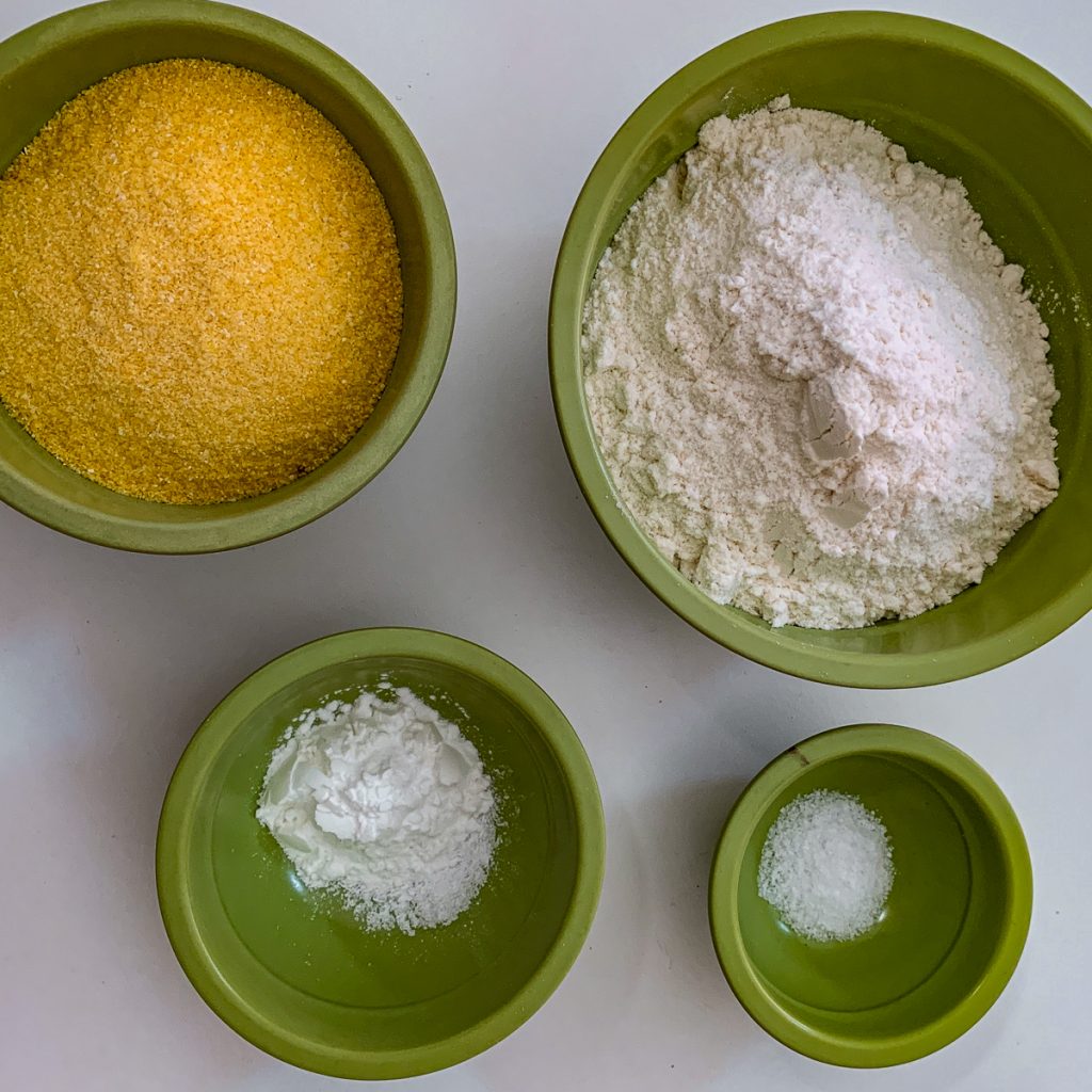 Blood Orange Polenta Dry Ingredients