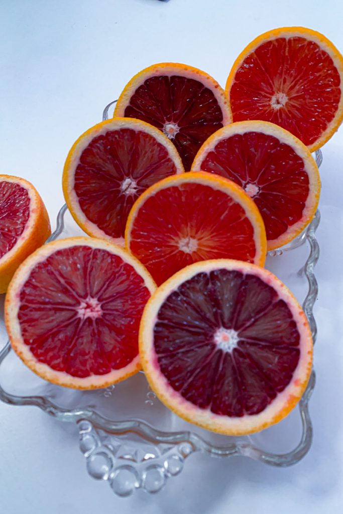 Blood Orange Halves