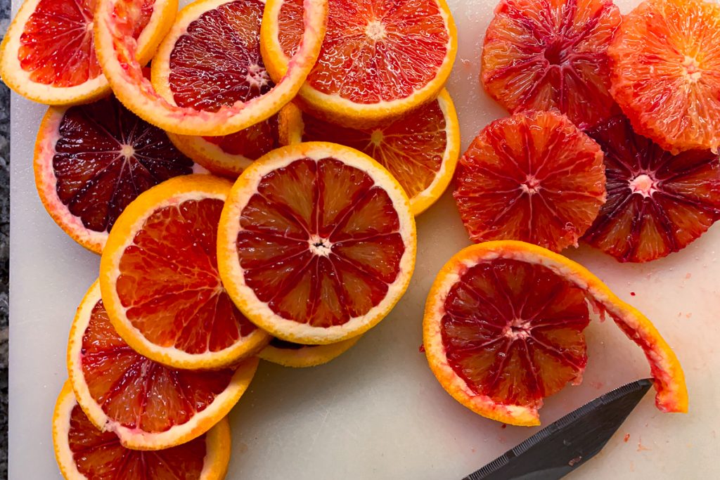 Blood Oranges Trimmed