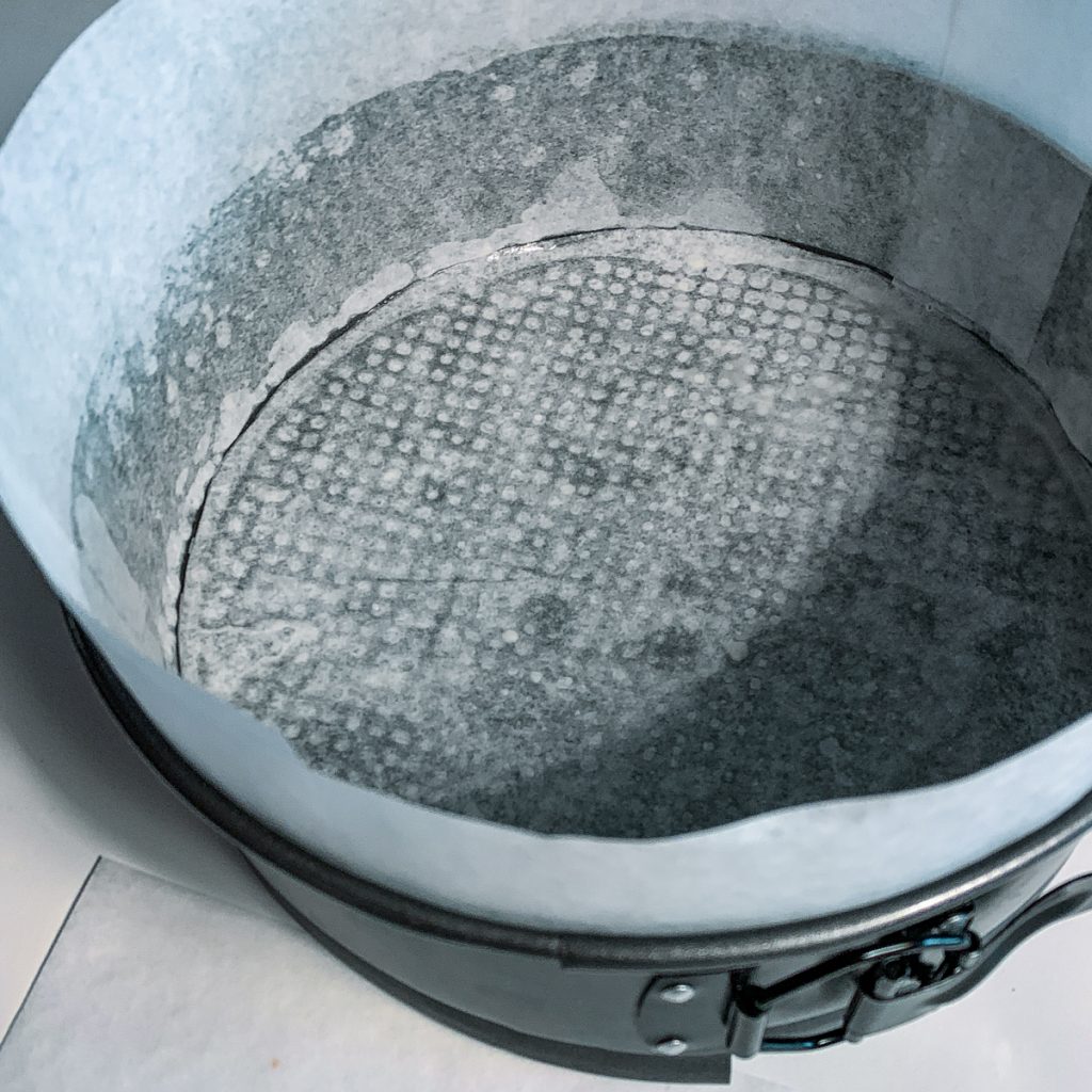 Springform Pan Prepared