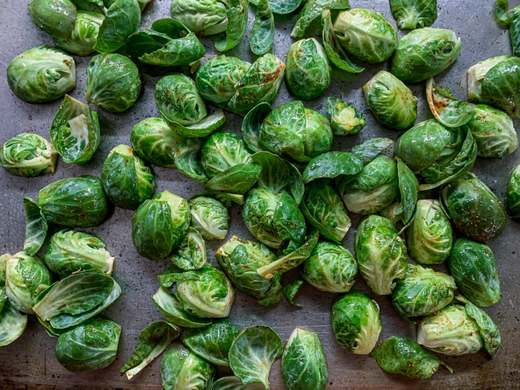Brussels Sprouts Ready to Roast