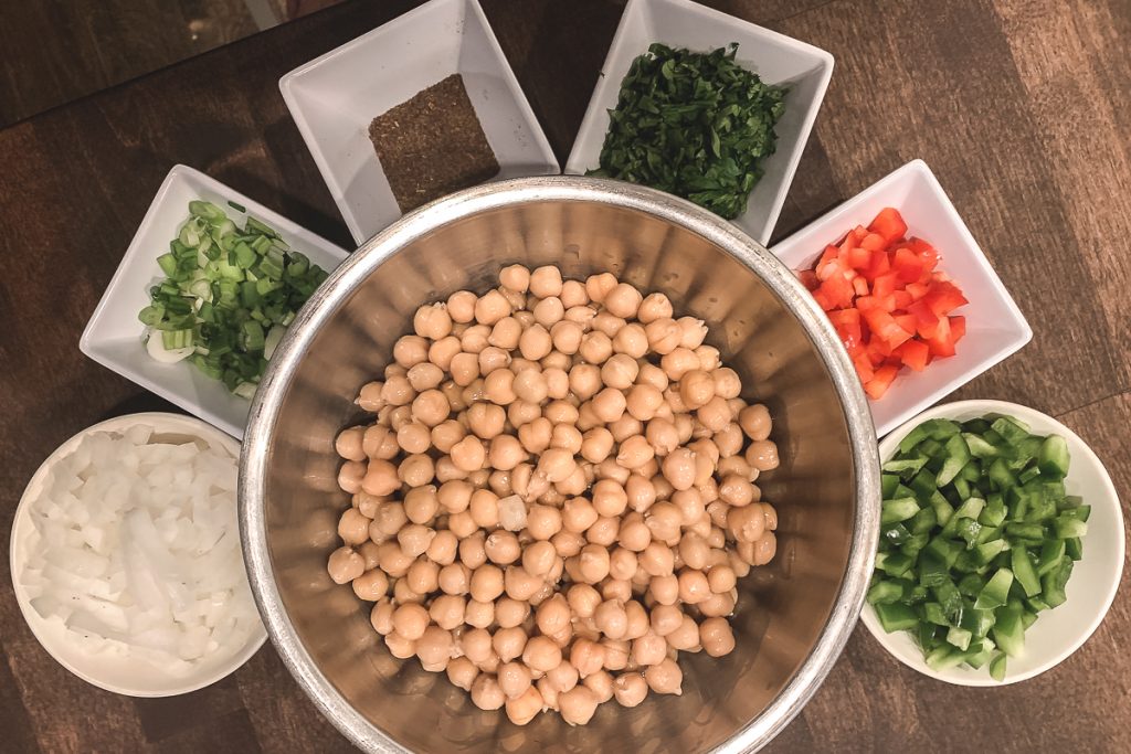Chickpea Wrap Ingredients