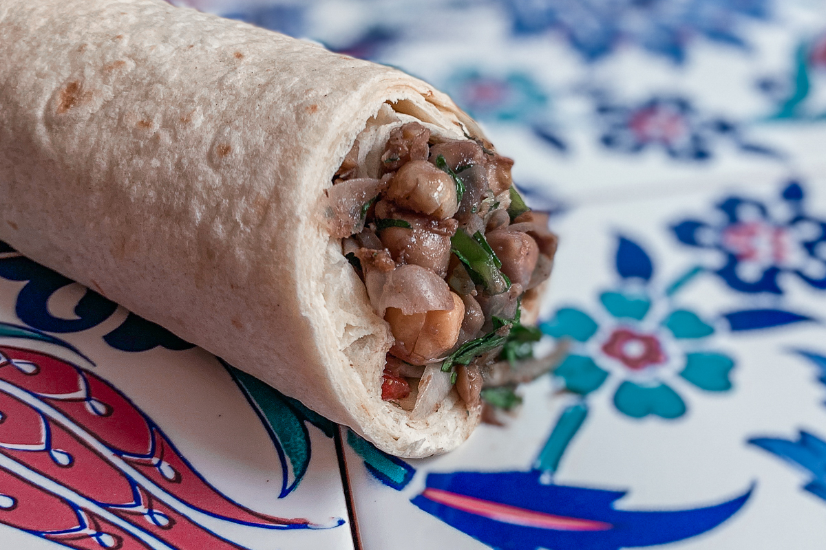 Chickpea Wrap Featured