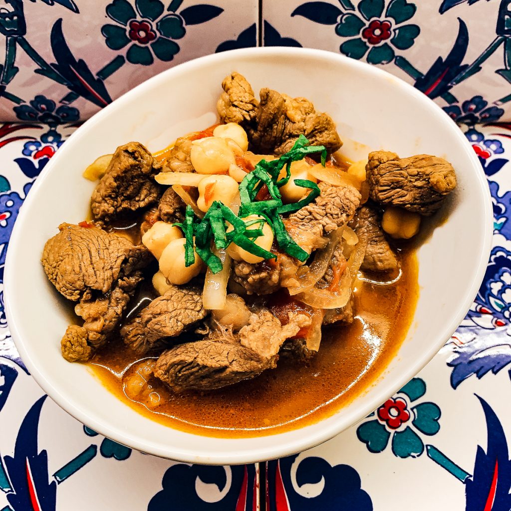 Chickpea with Lamb Stew IG