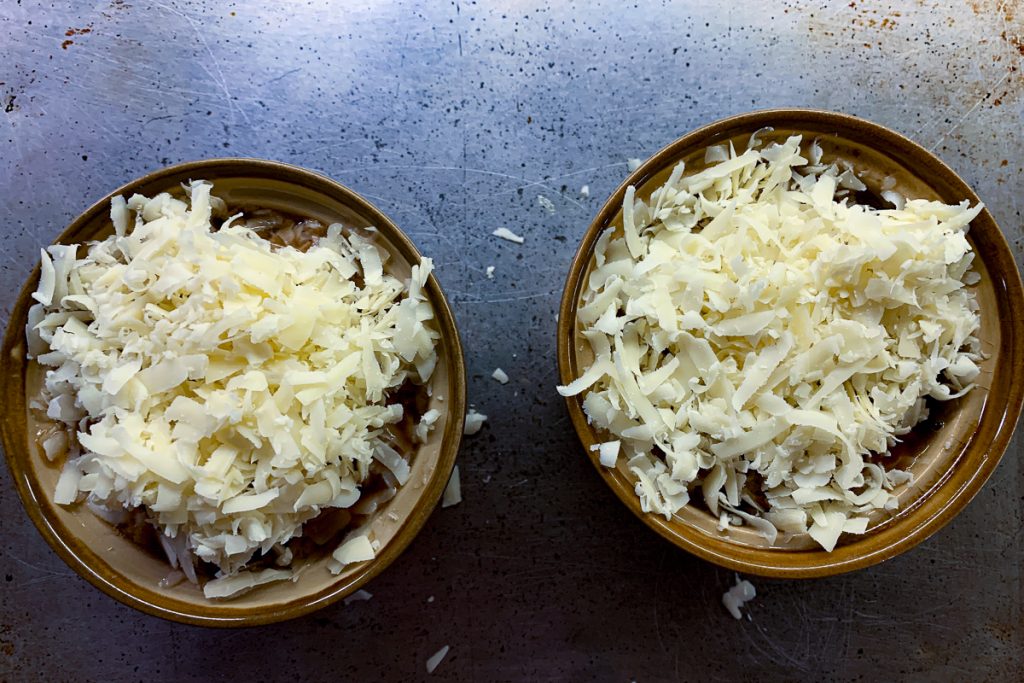French Onion Soup Topped