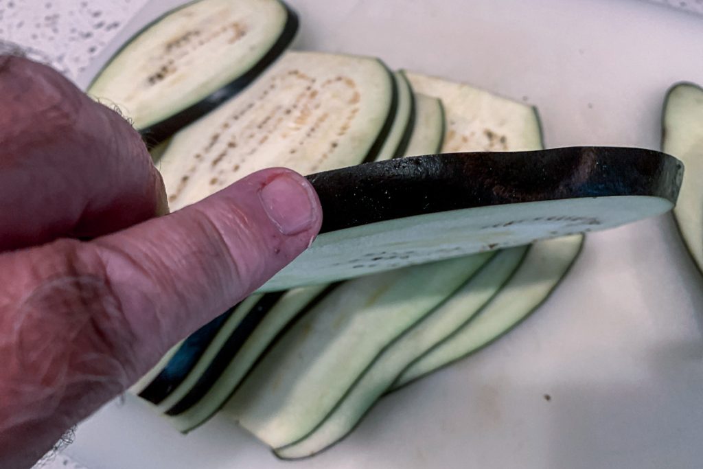 Sliced Eggplant PlanksSliced Eggplant Planks Thickness