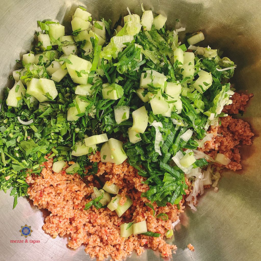 Kisir Bulgur with Greens