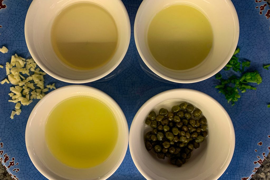 Scallops with Lemon Caper Sauce Ingredients