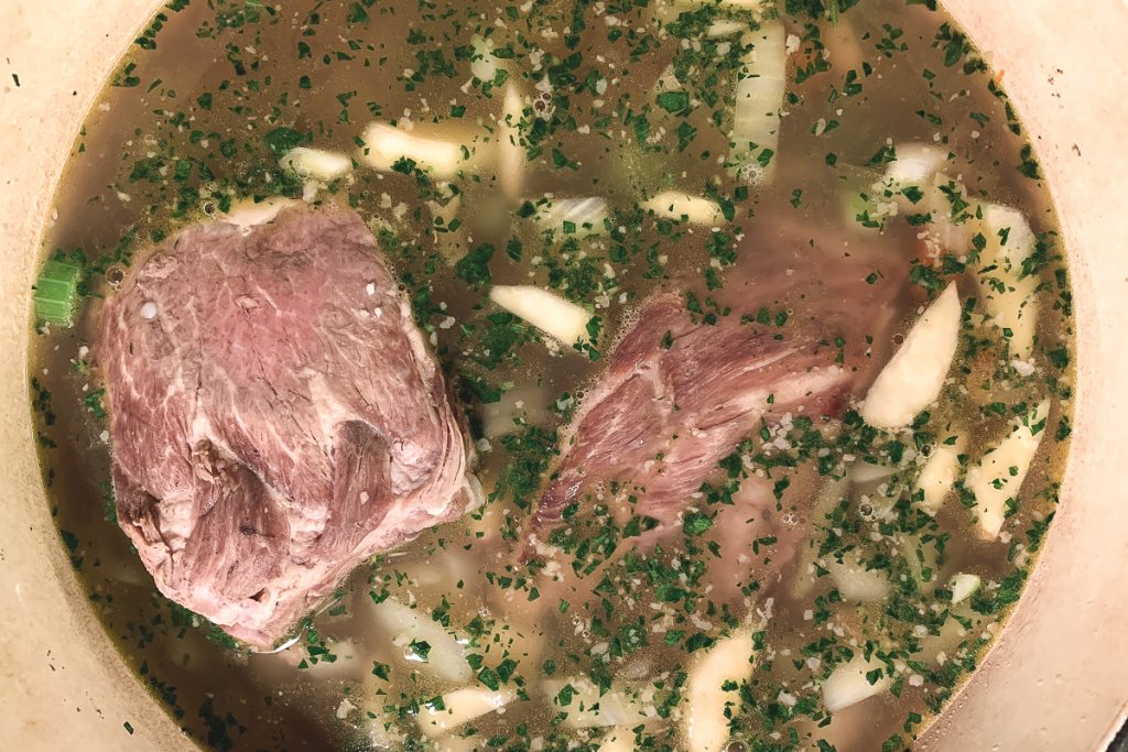 Manestra - Sautee Vegetables