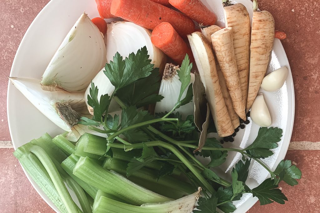 Pork Stock Ingredients