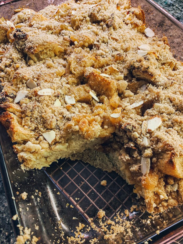 Overnight French Toast Served