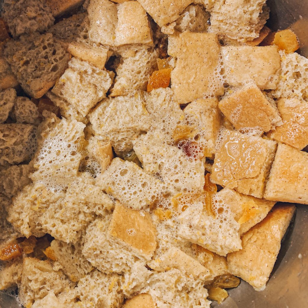 Overnight French Toast Soaking