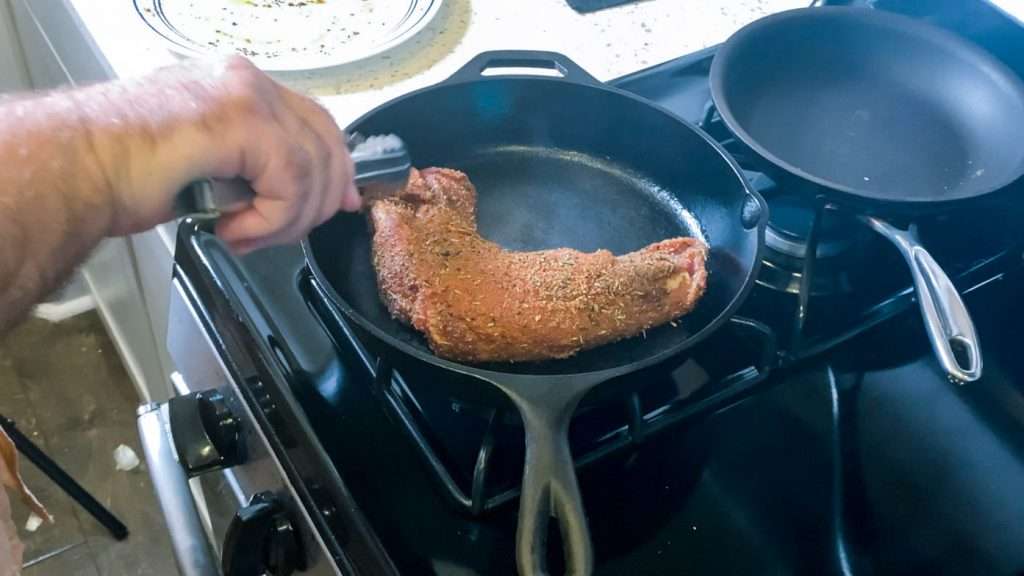 Pork Tenderloin In Pan