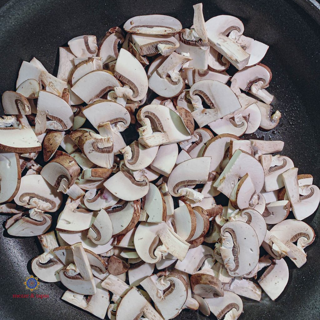Sautéing Mushrooms