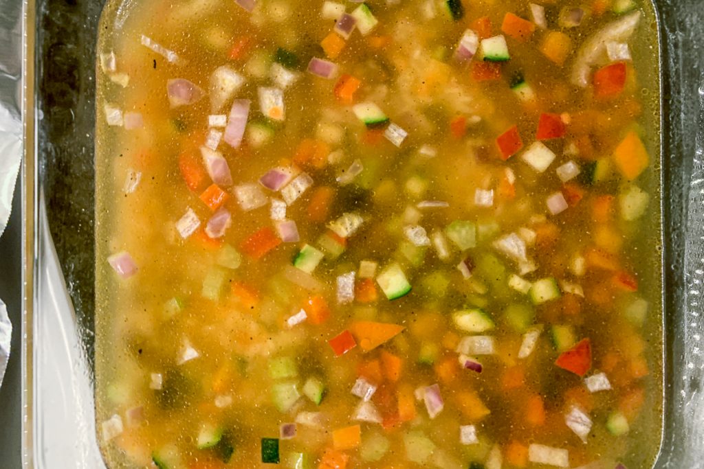 Rice Pilaf with Veggie Stock