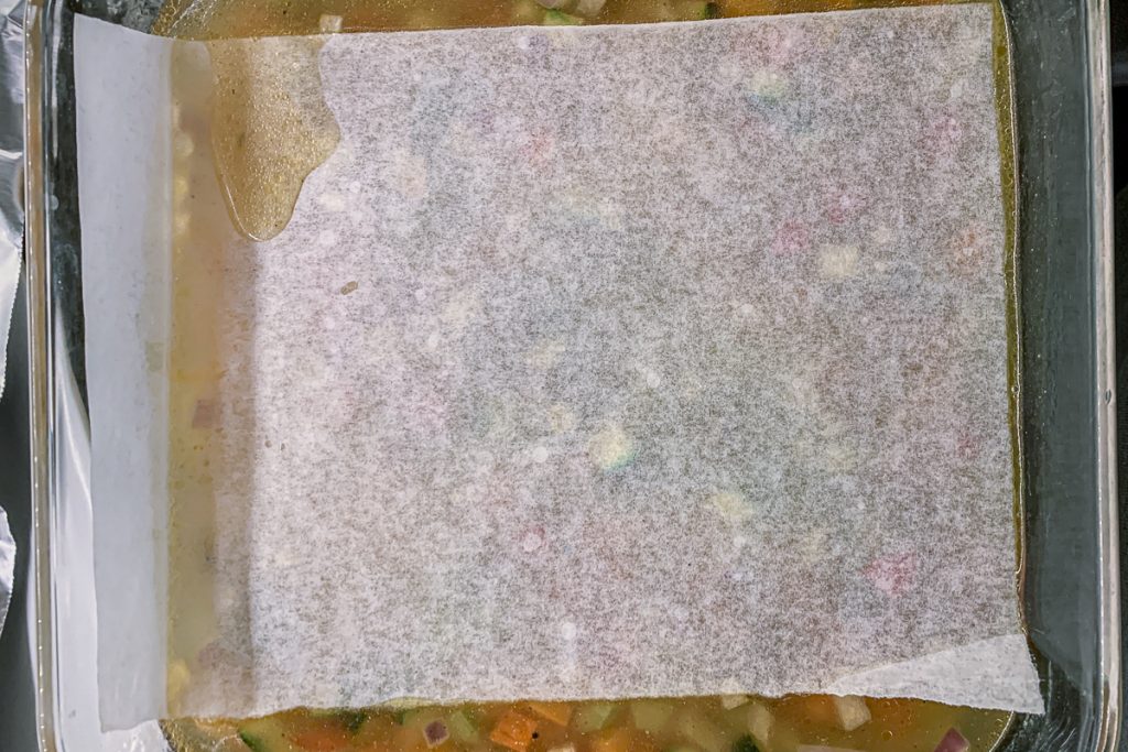 Rice Pilaf with Veggie Stock Covered