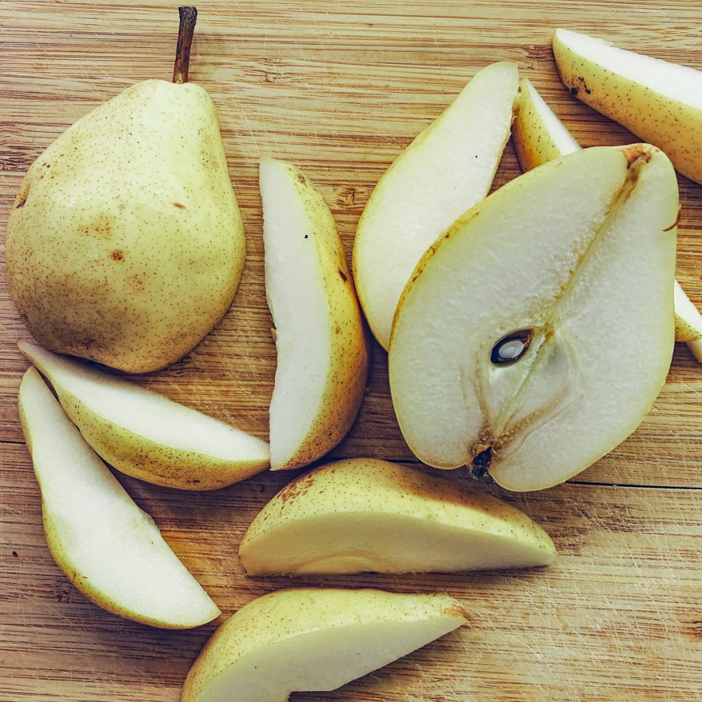 Sliced Pears