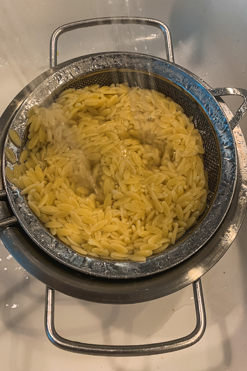 Tuna Pasta Salad Rinsed Orzo