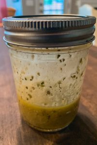 Tuna Pasta Salad Dressing Blended