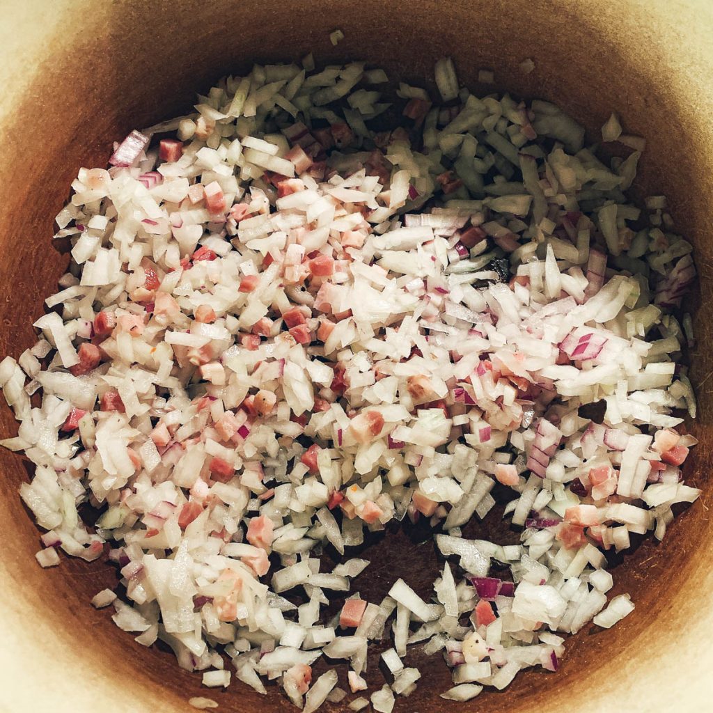 White Bean Farro Mushroom Onion