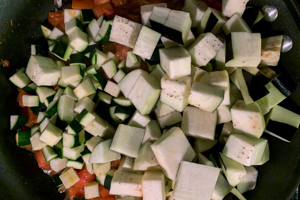 Eggplant Just in Pan
