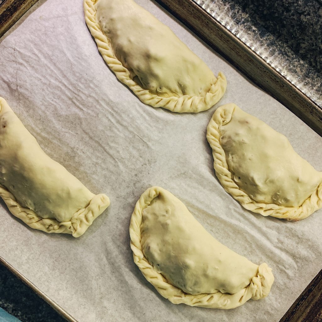 empanada waiting to bake