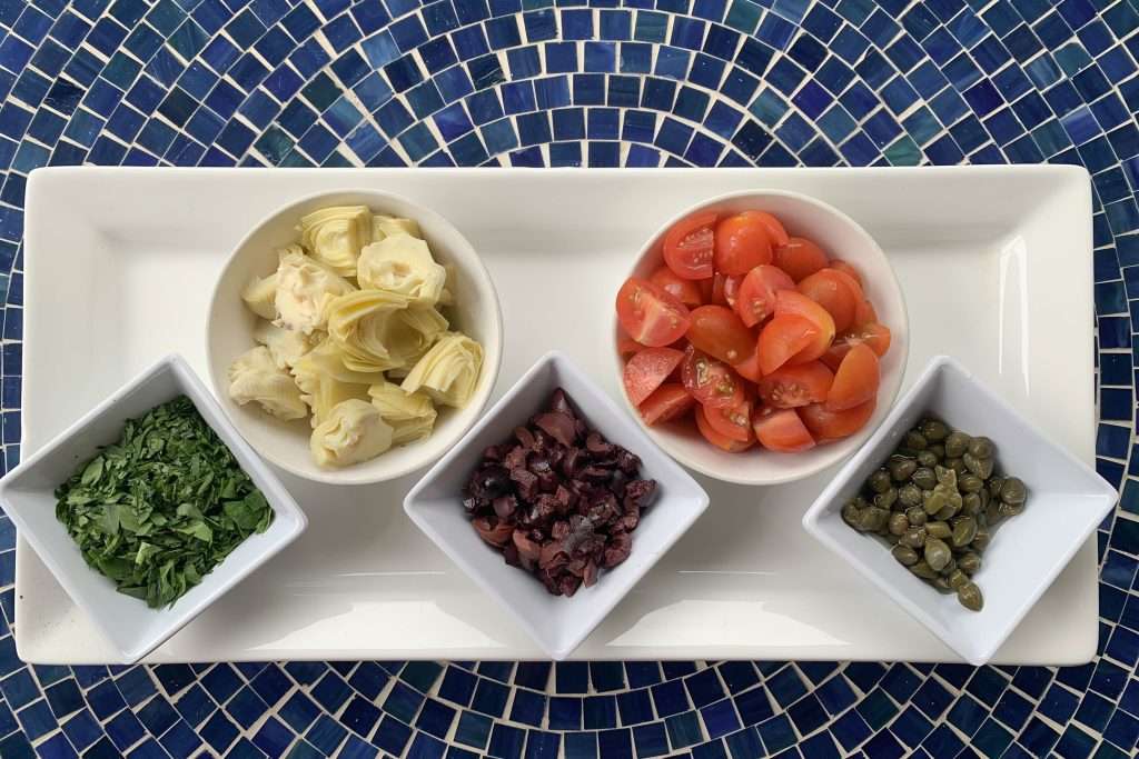 Salmon Topping Ingredients